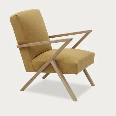 Bombinate.com Mustard Retrostar Chair Wool Line