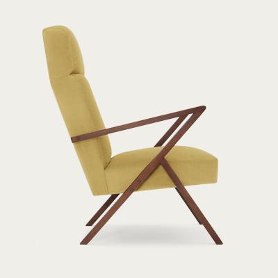 Bombinate.com Lemon Retrostar Lounge Chair Velvet Line
