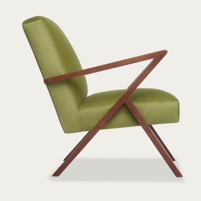 Bombinate.com Apple Green Retrostar Chair Velvet Line