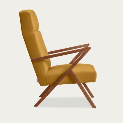Bombinate.com Amber Retrostar Lounge Chair Premium Velvet Line
