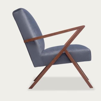 Bombinate.com Grey Retrostar Chair Velvet Line