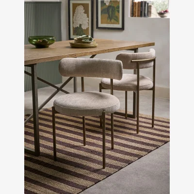Cox and Cox Two Kiera Dining Chairs