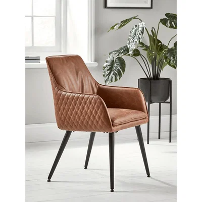 Cox and Cox Renn Occasional Chair - Tan