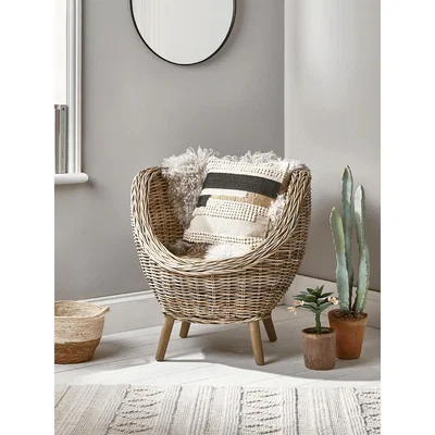 Cox and Cox Round Rattan Tub Chair