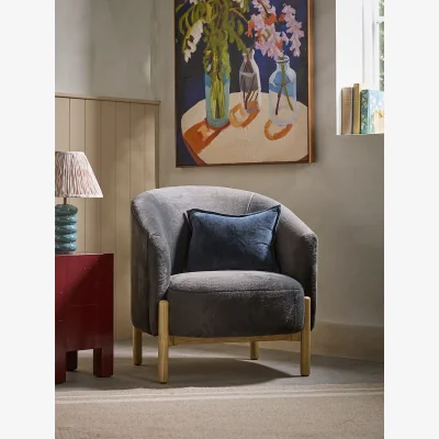 Cox and Cox Ottowa Armchair - Faux Fur