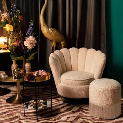 Cuckooland Bold Monkey Mother Of All Shells Lounge Chair