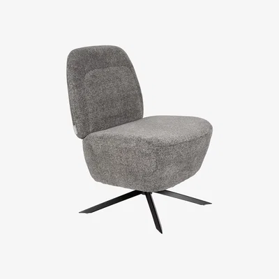 Cuckooland Zuiver Dusk Lounge Chair - Light Grey