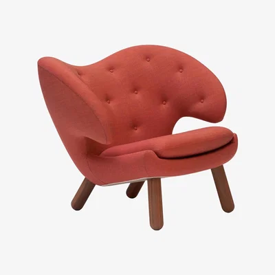The Conran Shop Pelican Chair Walnut & Remix Fabric