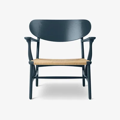 The Conran Shop CH22 Masterpiece Edition Lounge Chair in North Sea