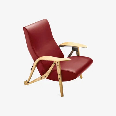 The Conran Shop Gilda Armchair Oak Dyed Ash & Leather