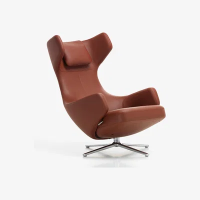 The Conran Shop Grand Repos Armchair in Brandy Leather Premium