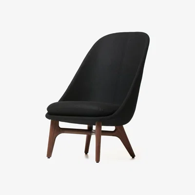 The Conran Shop 751 Solo Lounge Chair in Black Walnut