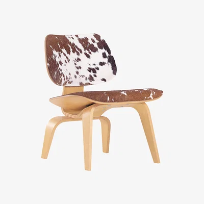 The Conran Shop LCW Chair Calf's Skin Brown & White