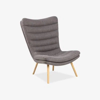 Cult Furniture £60  Off  Grafton Accent Chair, Light Grey