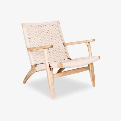 Cult Furniture Aarhus CH25 Accent Chair, Natural