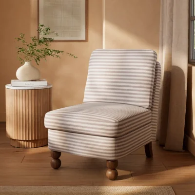 Dunelm Pip Linford Stripe Accent Chair