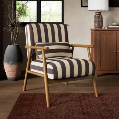 Dunelm Alpine Woven Stripe Spindle Chair