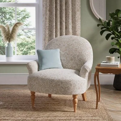 Dunelm Petit Ruskin Print Occasional Armchair