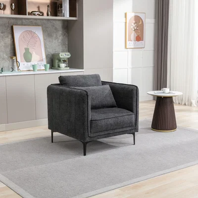 Dunelm Image Furnishings Landon Chenille Occasional Armchair
