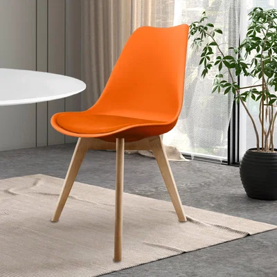 Dunelm Fusion Living Soho Plastic Dining Chair with Squared Legs