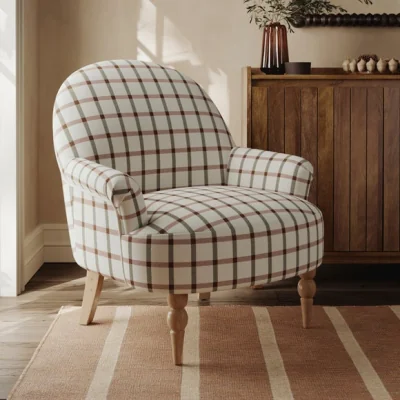 Dunelm Petit Wild Harvest Gingham Armchair