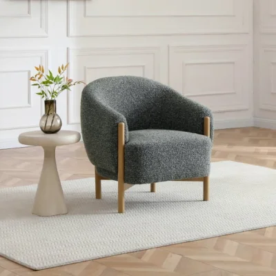 Dunelm Adina Textured Weave Tub Chair