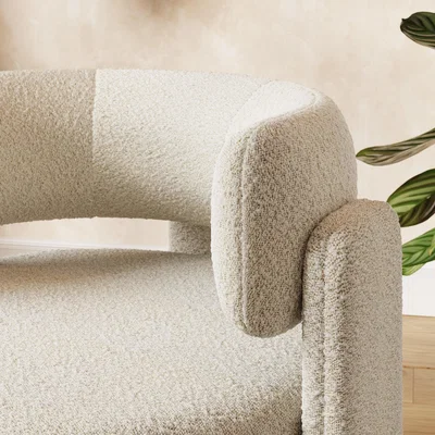 Dunelm Hailey Chunky Tonal Boucle Accent Chair