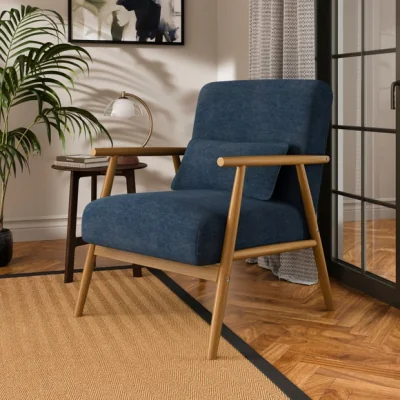 Dunelm Alpine Chenille Spindle Chair