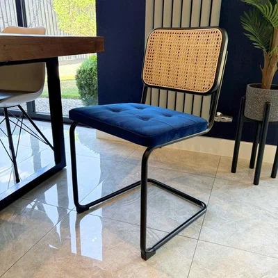 Dunelm Fusion Living Camden Cantilever Dining Chair