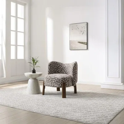 Dunelm Cora Abstract Jacquard Print Accent Chair