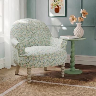 Dunelm Petit Ditsy Floral Print Occasional Armchair
