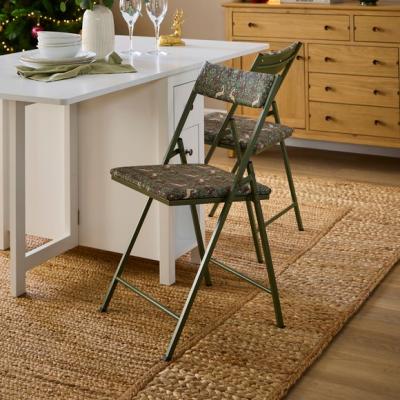 Dunelm Emily Christmas Floral Stag Folding Chair