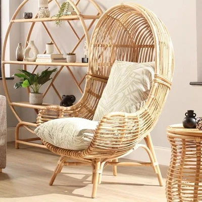 Dunelm Desser Loft Tropical Rattan Chair
