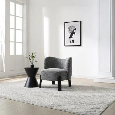 Dunelm Cora Two Tone Woven Fabric Accent Chair