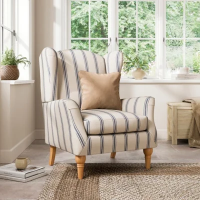 Dunelm Charnwood Folkstone Stripe Occasional Armchair