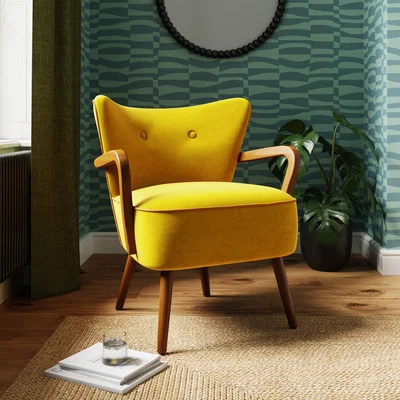 Dunelm Eliza Contrast Occasional Armchair