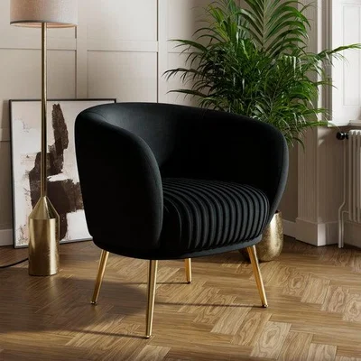 Dunelm Bella Velvet Cocktail Chair