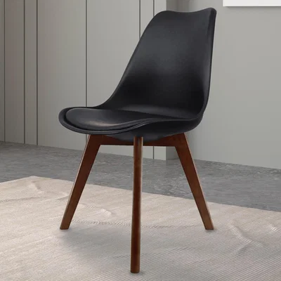 Dunelm Fusion Living Soho Plastic Dining Chair with Squared Legs