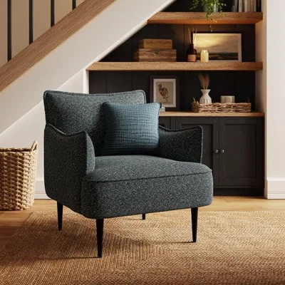 Dunelm Rylee Fleck Boucle Occasional Armchair