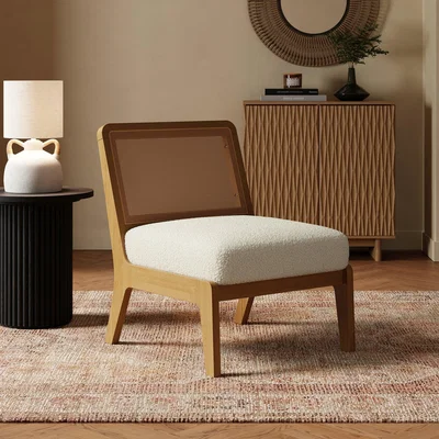Dunelm Bilbao Sherpa Rattan Occasional Armchair