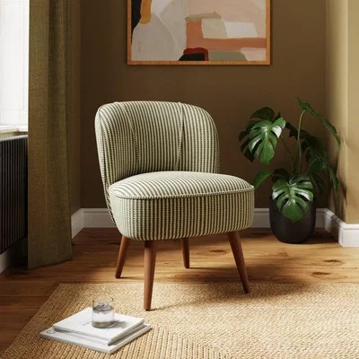 Dunelm Elsie Bobble Chenille Cocktail Chair
