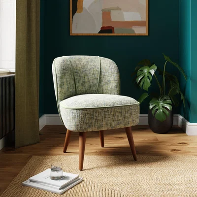 Dunelm Elsie Multi Chenille Cocktail Chair