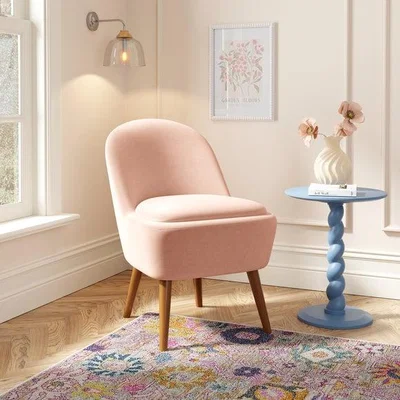 Dunelm Lora Velvet Storage Cocktail Chair