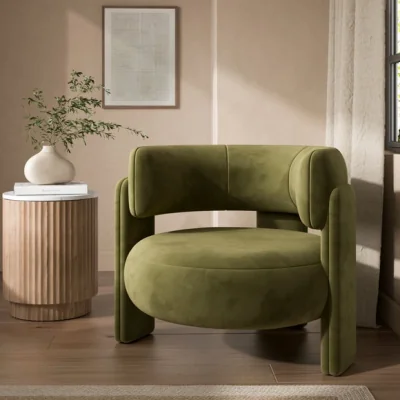 Dunelm Hailey Chunky Velvet Accent Chair