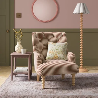 Dunelm Arianna Linford Stripe Armchair
