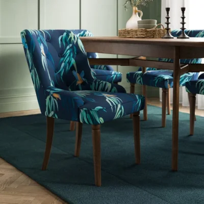 Dunelm Beatrice Kingfisher Dining Chair