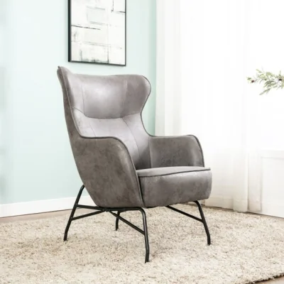 Dunelm Mason Faux Leather Occasional Armchair
