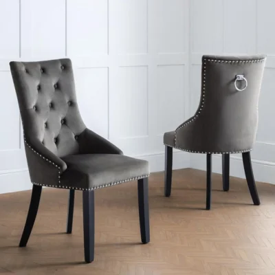 Dunelm Return - Veneto Set Of 2 Knockerback Dining Chairs