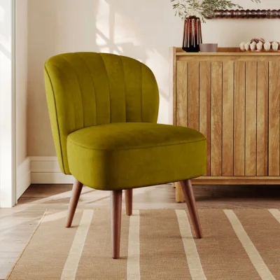 Dunelm Colette Velvet Accent Chair