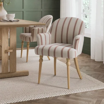 Dunelm Petit Dining Chair, Folkstone Stripe
